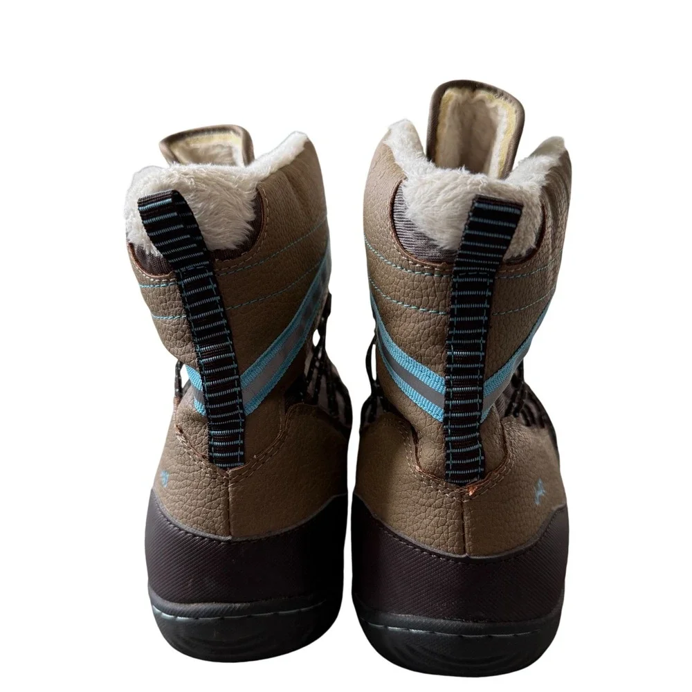 J-41 Kansas Weather-Ready Faux Fur Winter‎ Boots Brown Women's 11 / Men's 9.5